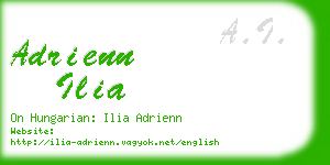 adrienn ilia business card